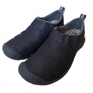 Keen Howser II Quilted Slip-On Shoes Fleece Lined Black Men’s US Size 8